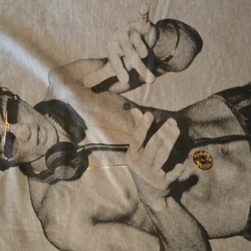 BRUCE LEE DJ Gray Sleeveless Graphic Tank Top NEW WITH TAGS SIZE S - Picture 5 of 7